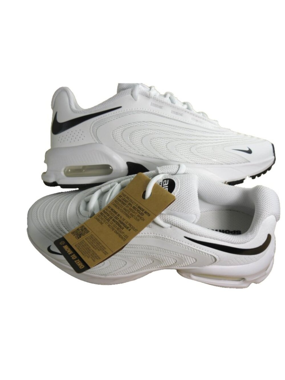 Women's Nike Air Max Fire Running Training Shoes Summit White Black Sizes NIB - Picture 7 of 7